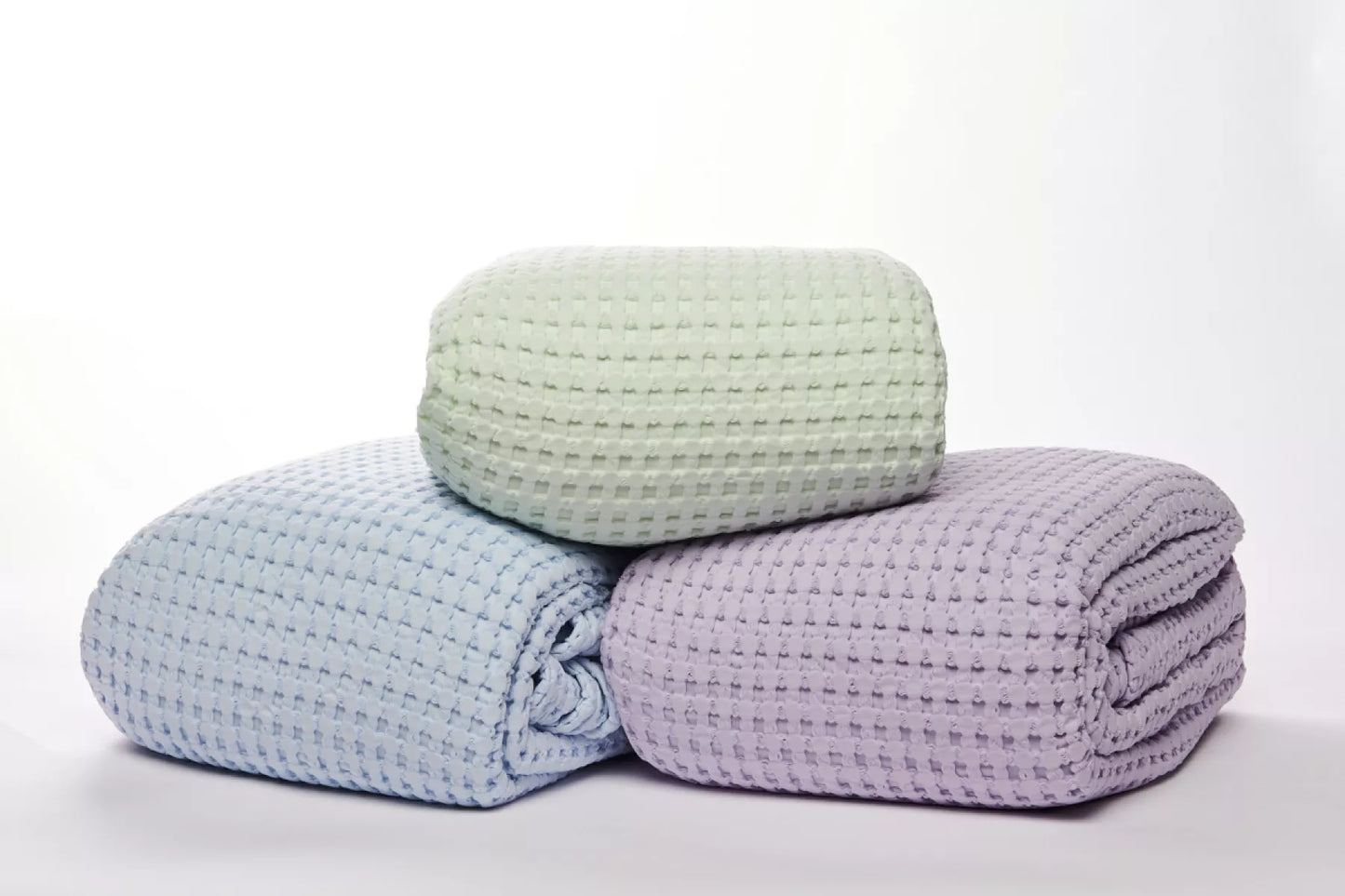Studio Hugo Plaid/Bedsprei - Manta verde claro
