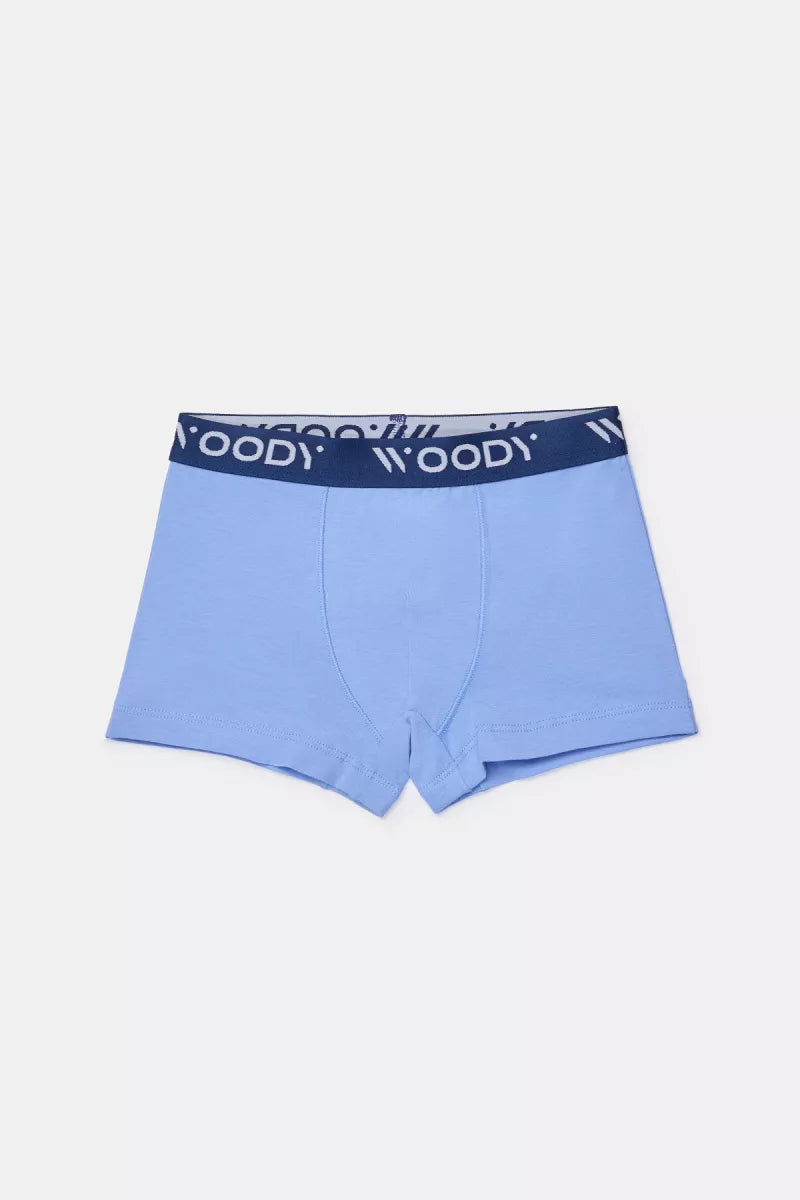 Woody Boxers - Blauw + tijger