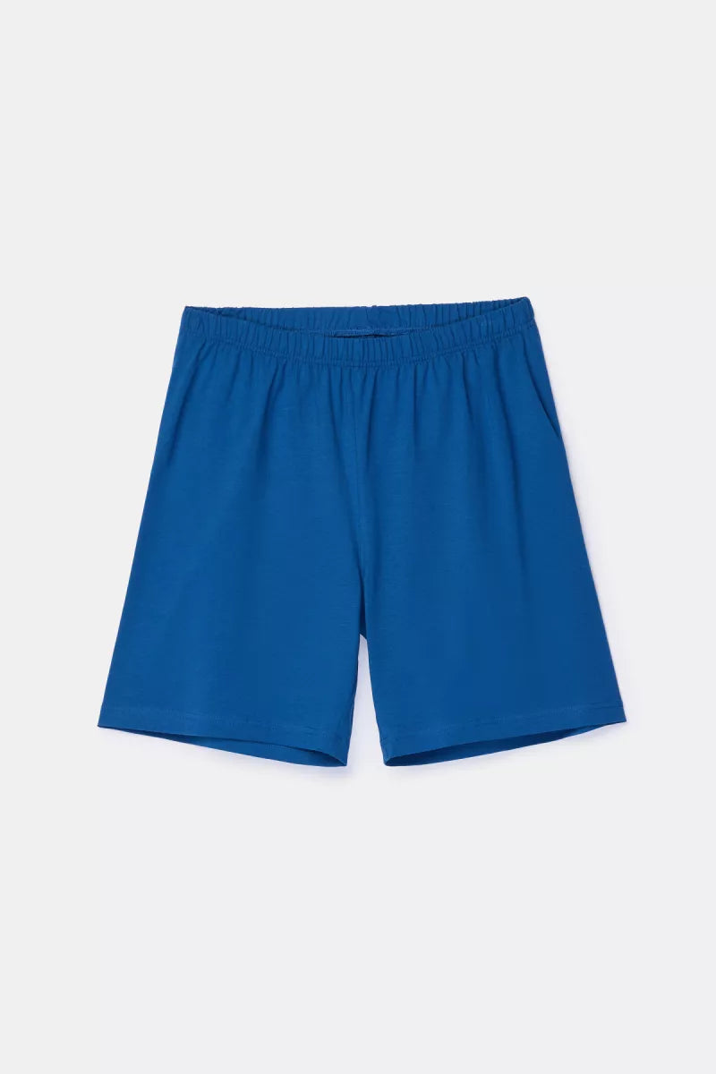 Woody Pyjama - Blauw/Giraf