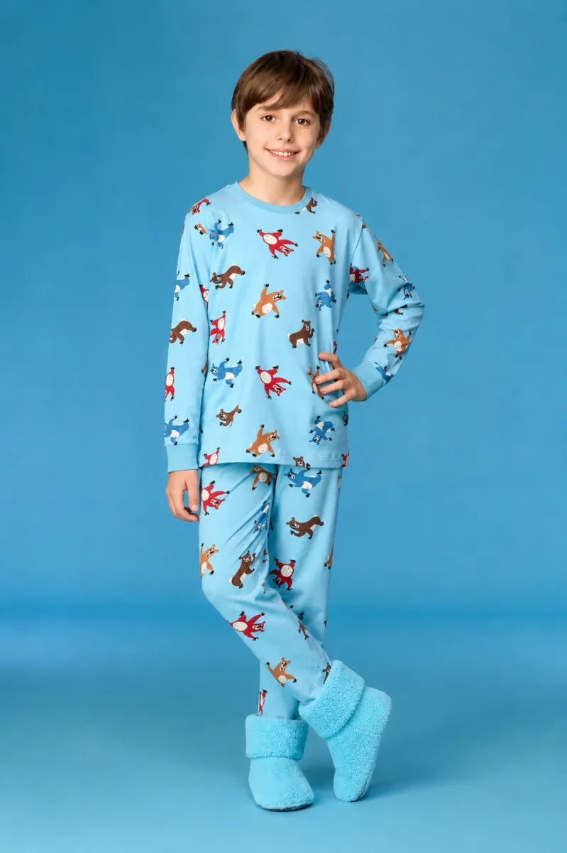 Woody Pantoffels - Blauw