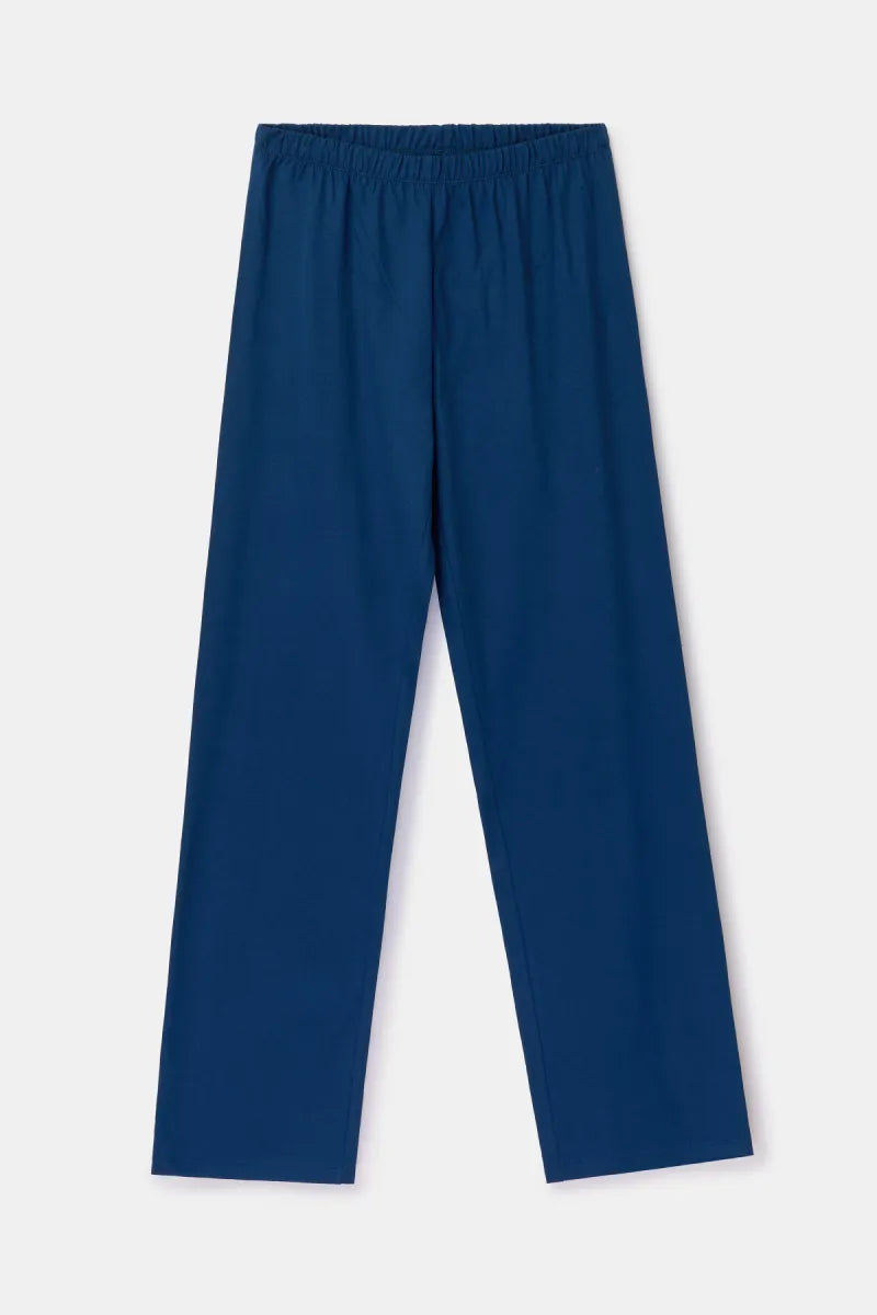 Woody Pyjama - Blauwe streep/monstertjes