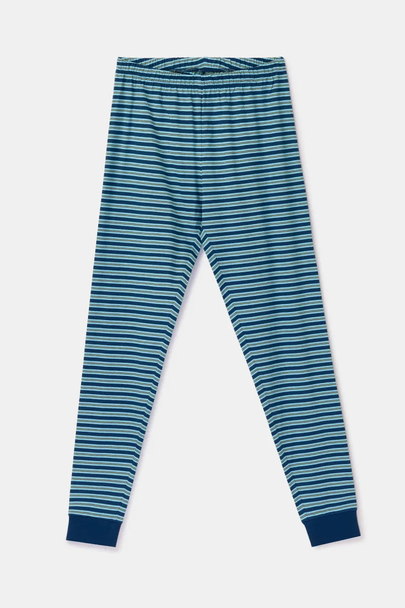 Woody Pyjama - Donkerblauw/konijn