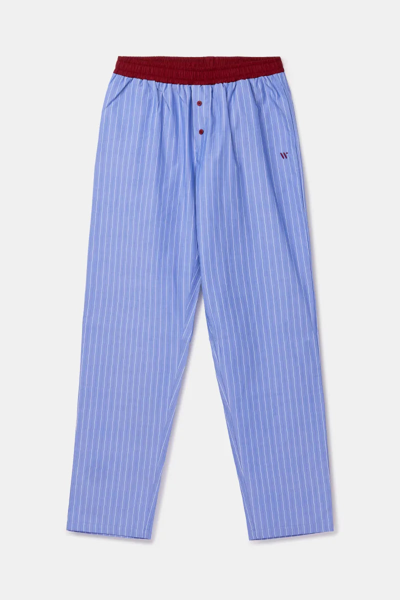 Woody Losse pyjamabroek - Blauw