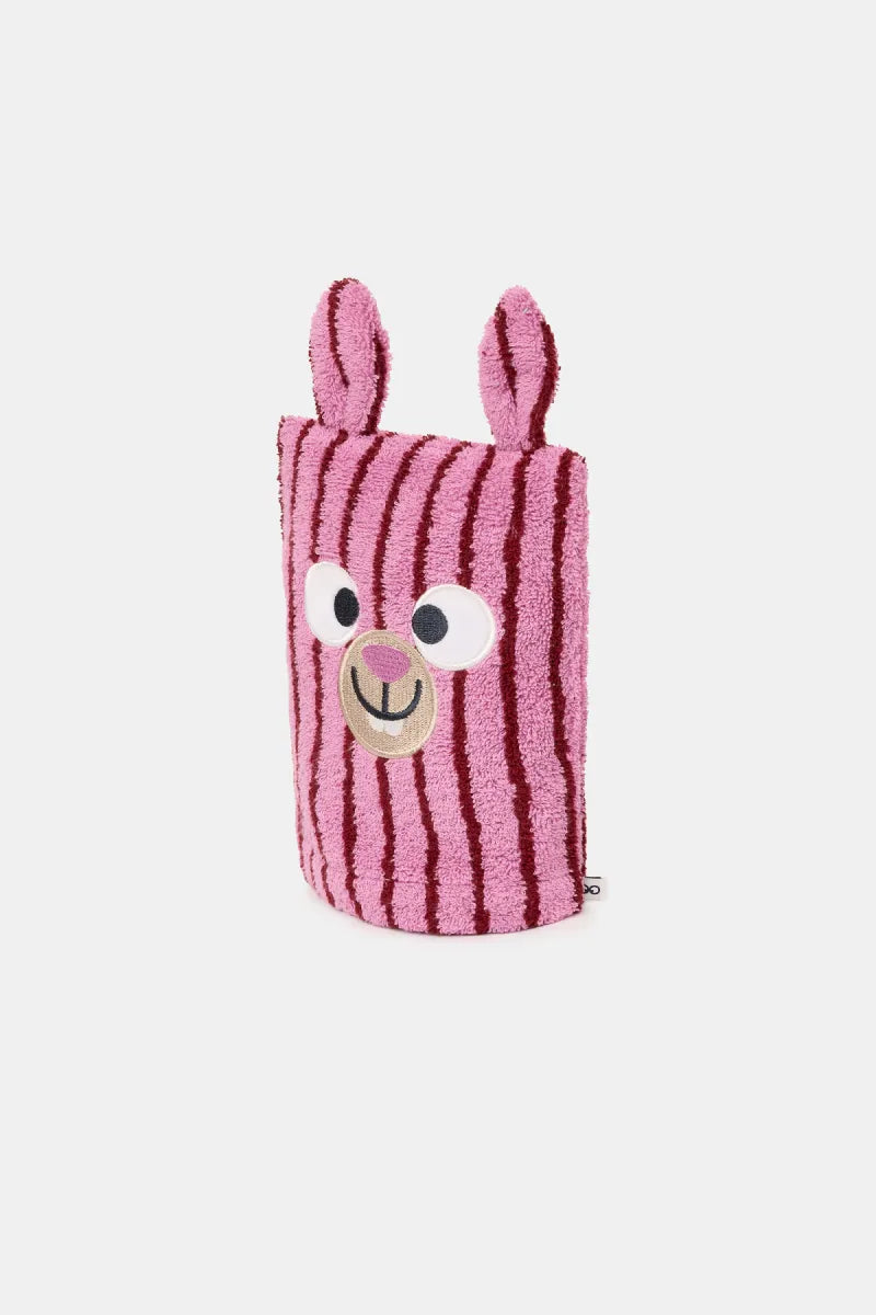Woody Washandje - Roze streep