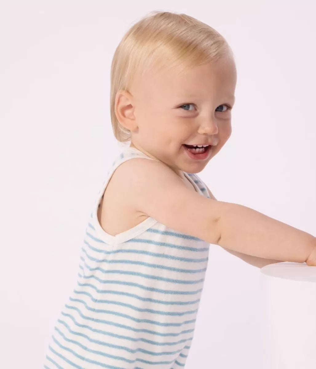 Petit Bateau Pyjama - Blauw Streepje