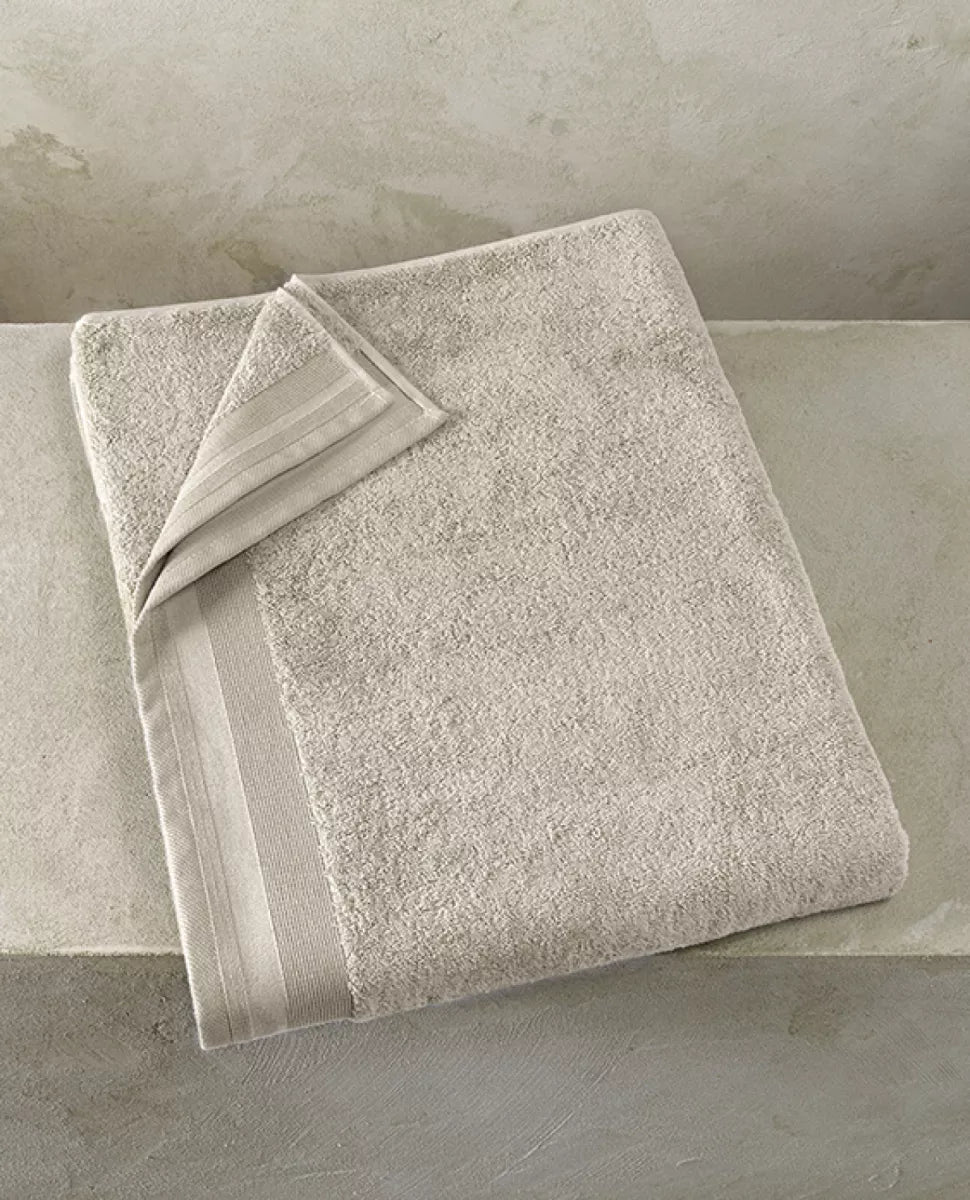Witte Litear Handdoek - sand