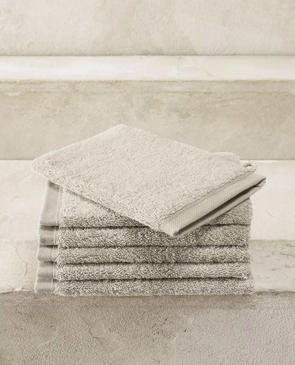 Witte Litear Handdoek - sand