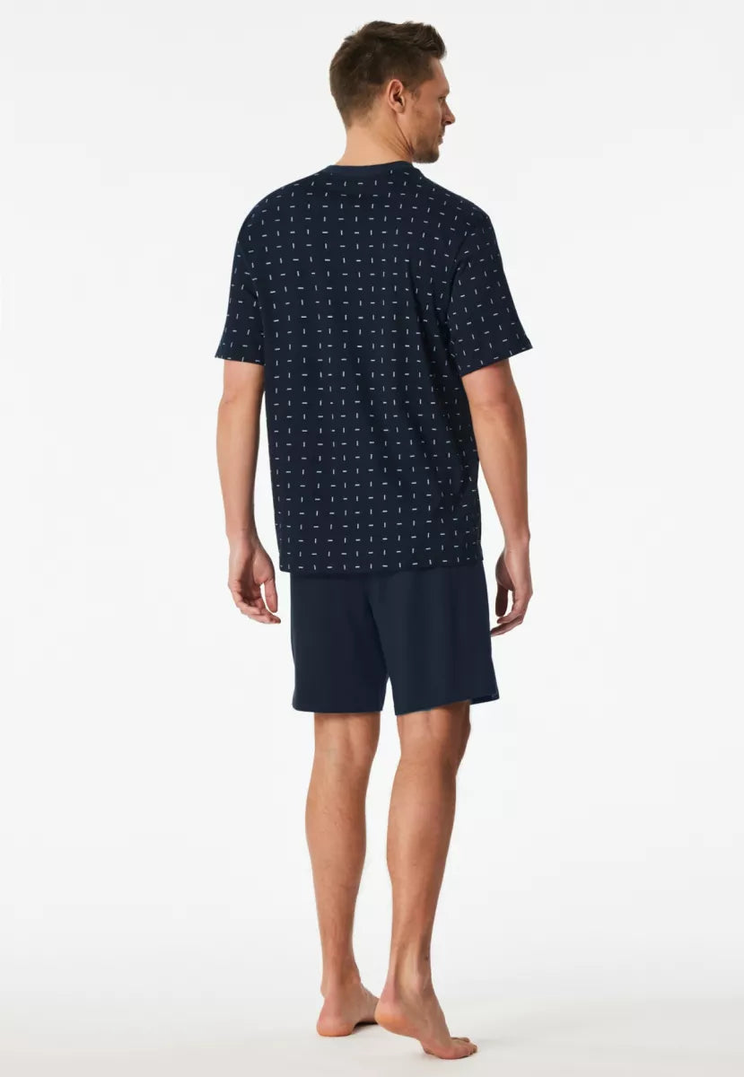 Schiesser Pyjama - Donker Blauw