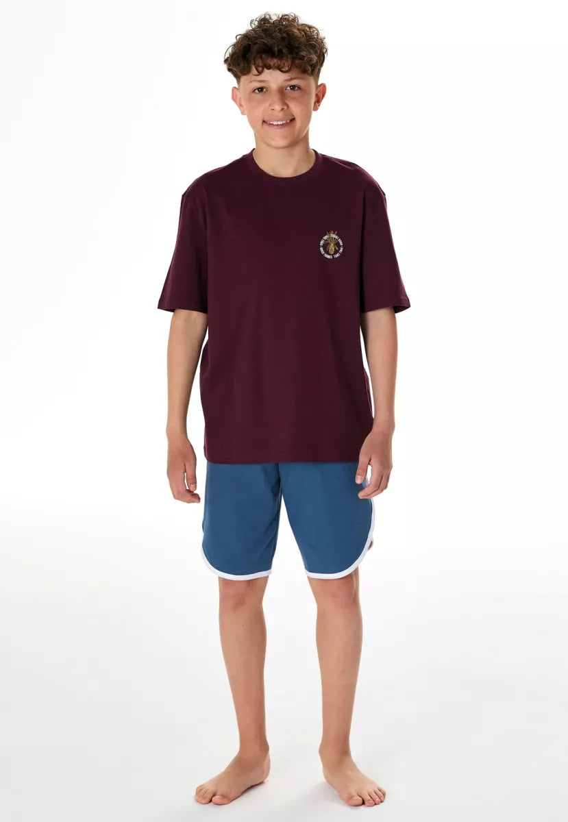 Schiesser Pyjama - Bordeaux
