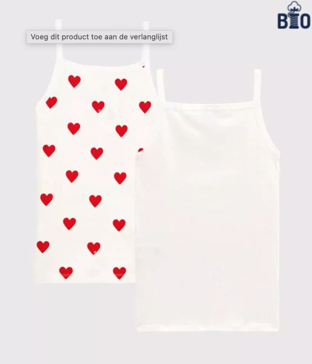 Petit Bateau Hemdjes per 2 - A00FQ00