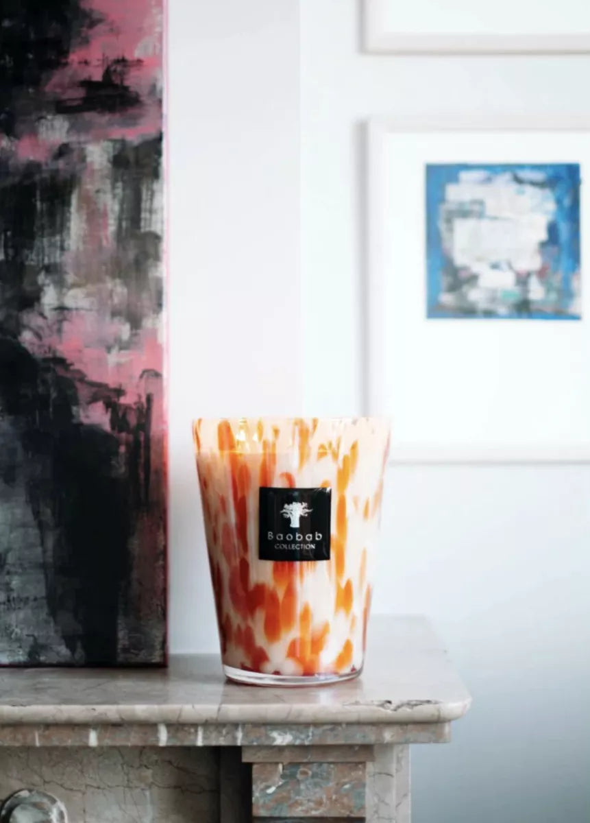 Baobab Geurkaars - Coral Pearls