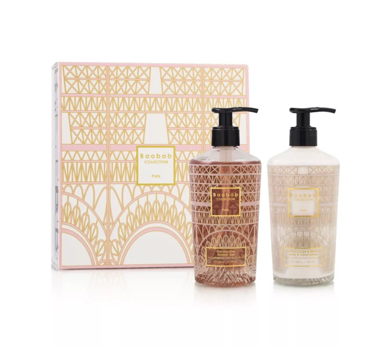 Baobab Giftbox hand- en bodylotion + douchegel - Paris