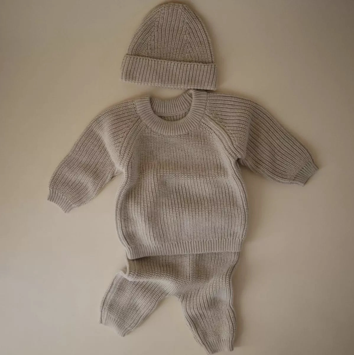 Mushie Loungewear - Knit beige