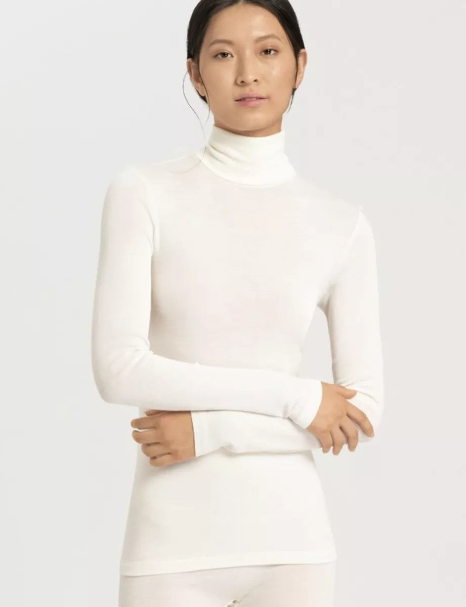 Rolkraag Merinowol Zijde