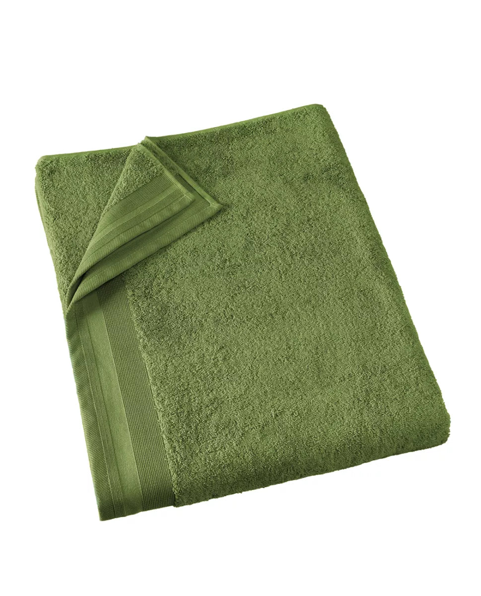Witte Litear Handdoek - cactus