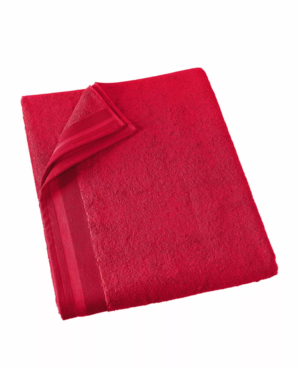 Witte Litear Handdoek - chili pepper
