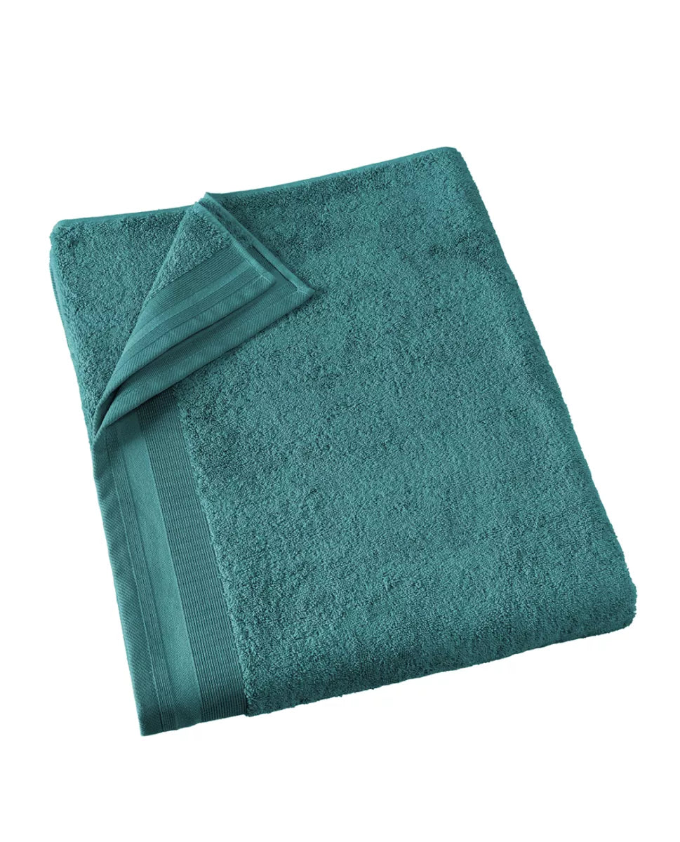 Witte Litear Handdoek - lake green