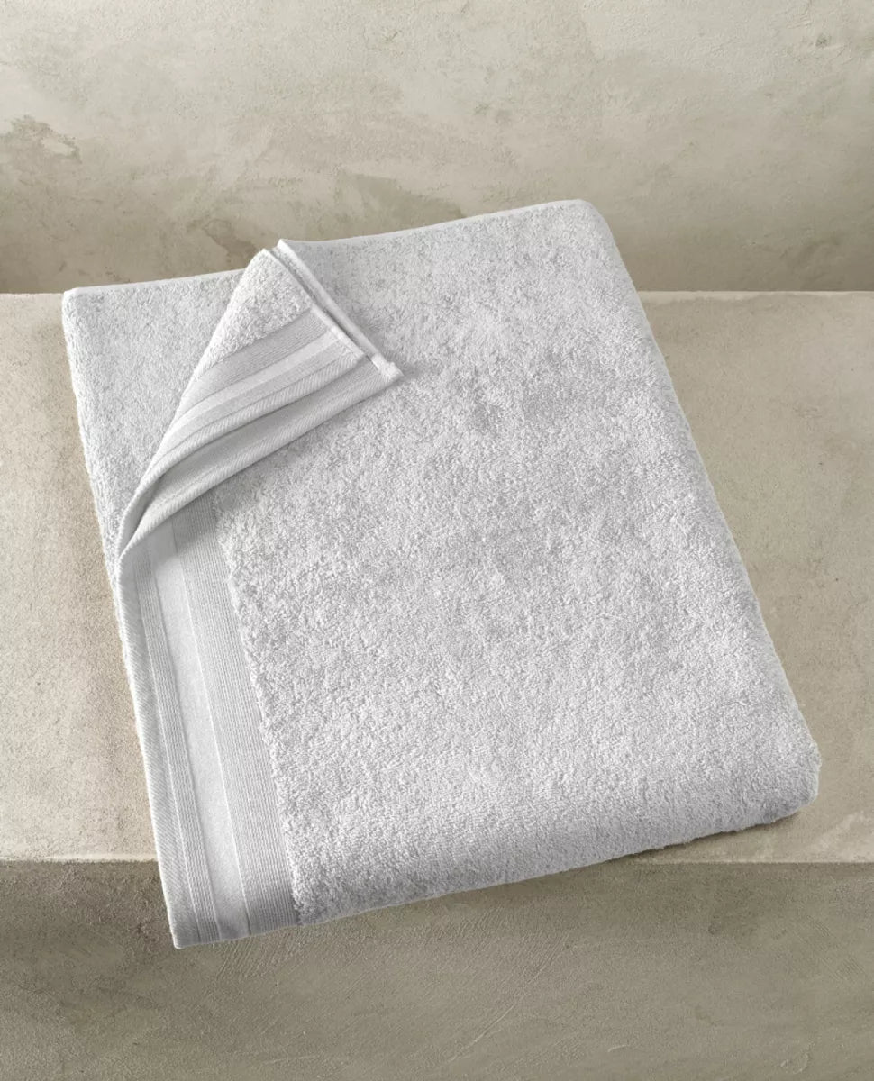 Witte Litear Handdoek - silver