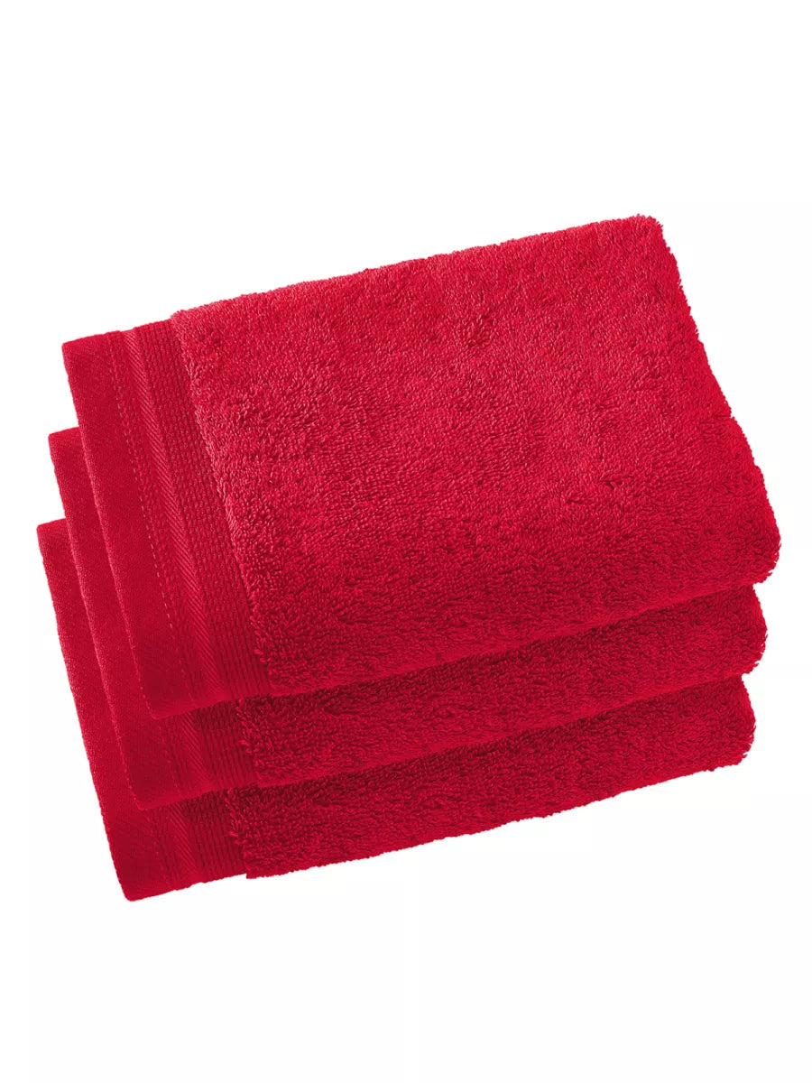 Witte Litear Handdoek - chili pepper