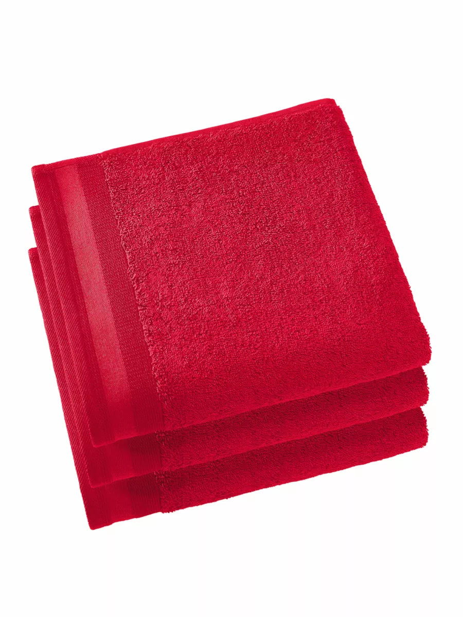 Witte Litear Handdoek - chili pepper