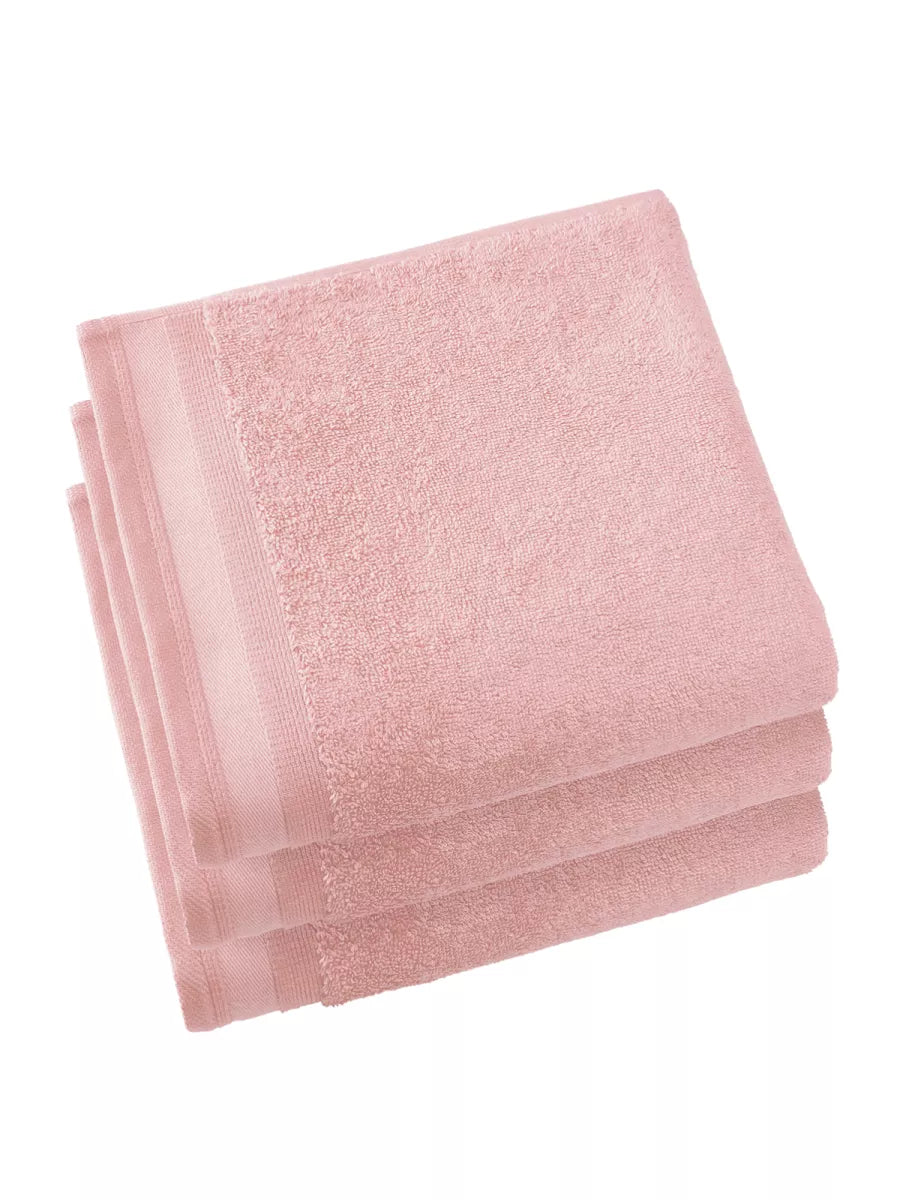 Witte Litear Handdoek - pearl pink