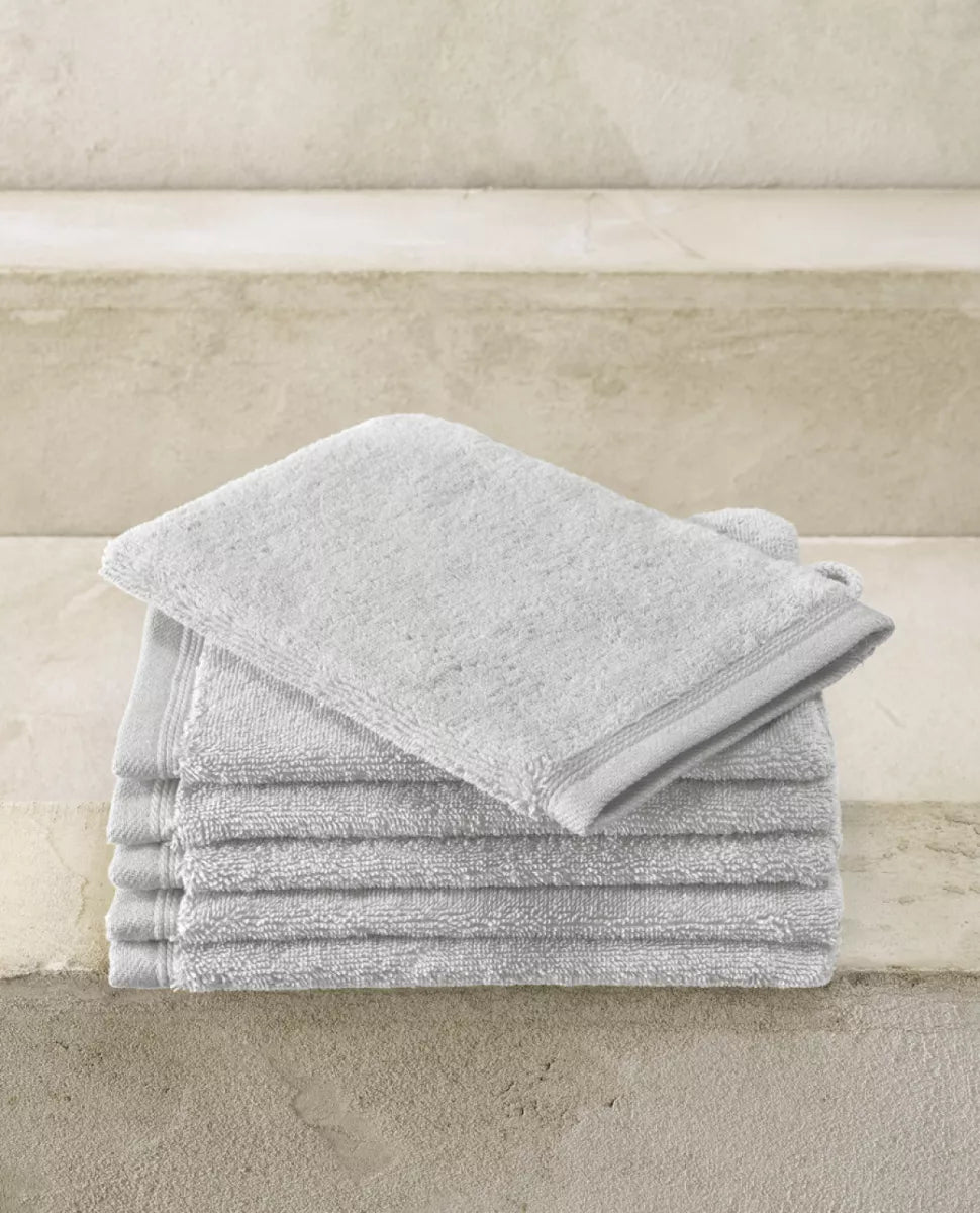 Witte Litear Handdoek - silver