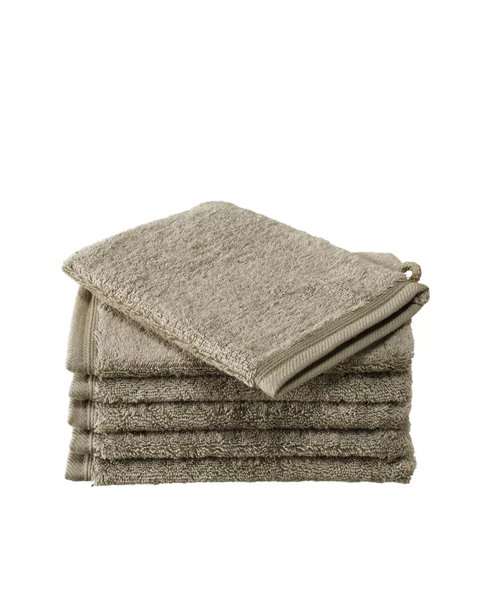 Witte Litear Handdoek - taupe