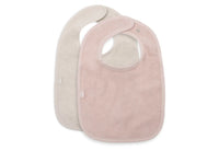 Jollein Slabbetjes badstof - Silk rose/sand