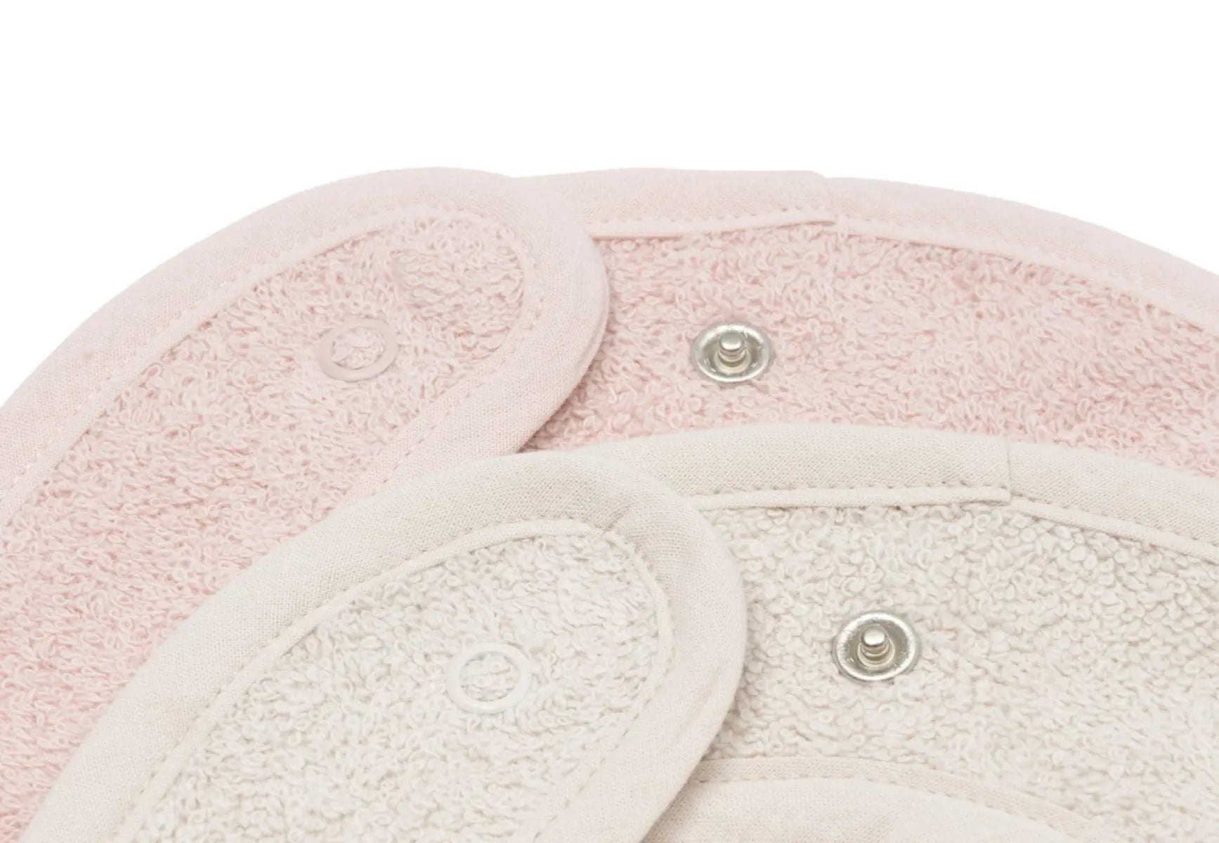 Jollein Slabbetjes badstof - Silk rose/sand
