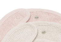 Jollein Slabbetjes badstof - Silk rose/sand
