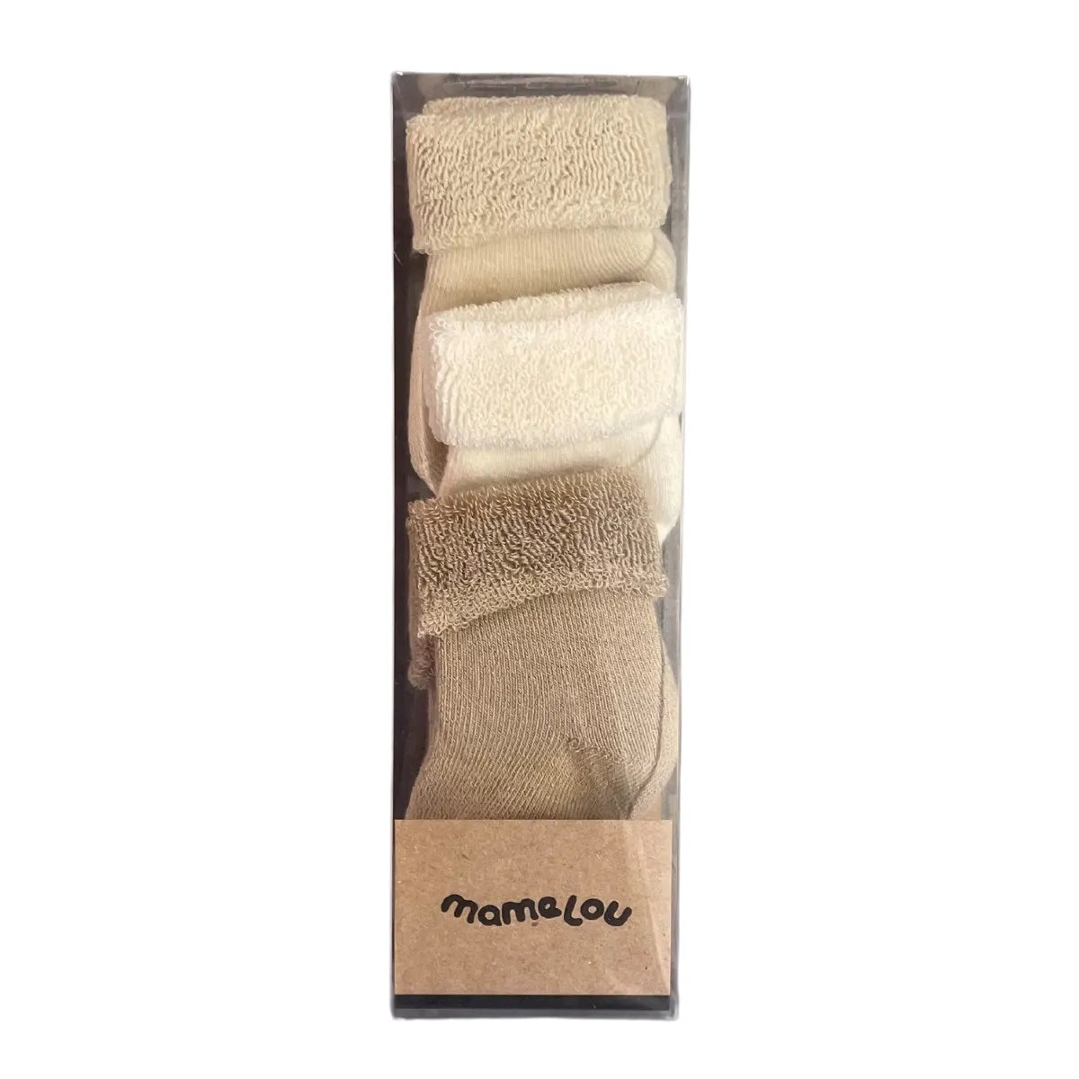 Mushie 3 paar sokken - Neutrals