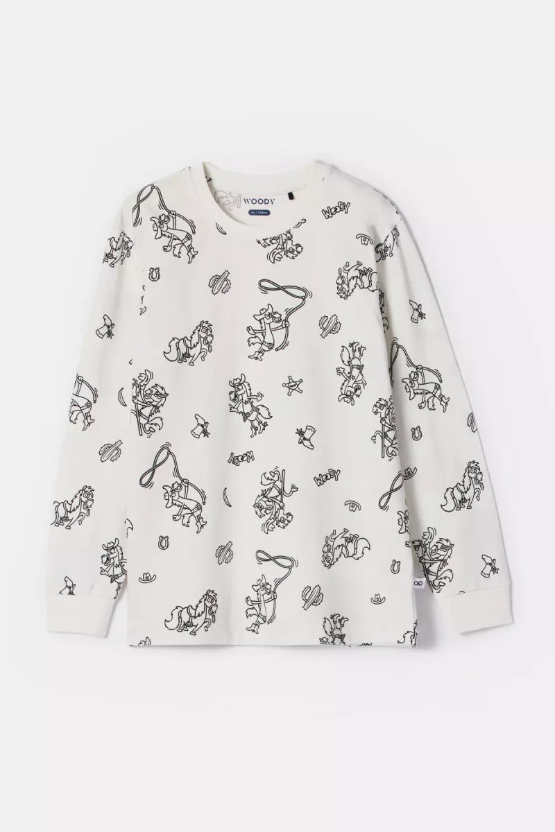 Woody Color me pyjama met uitwasbare textielstiften