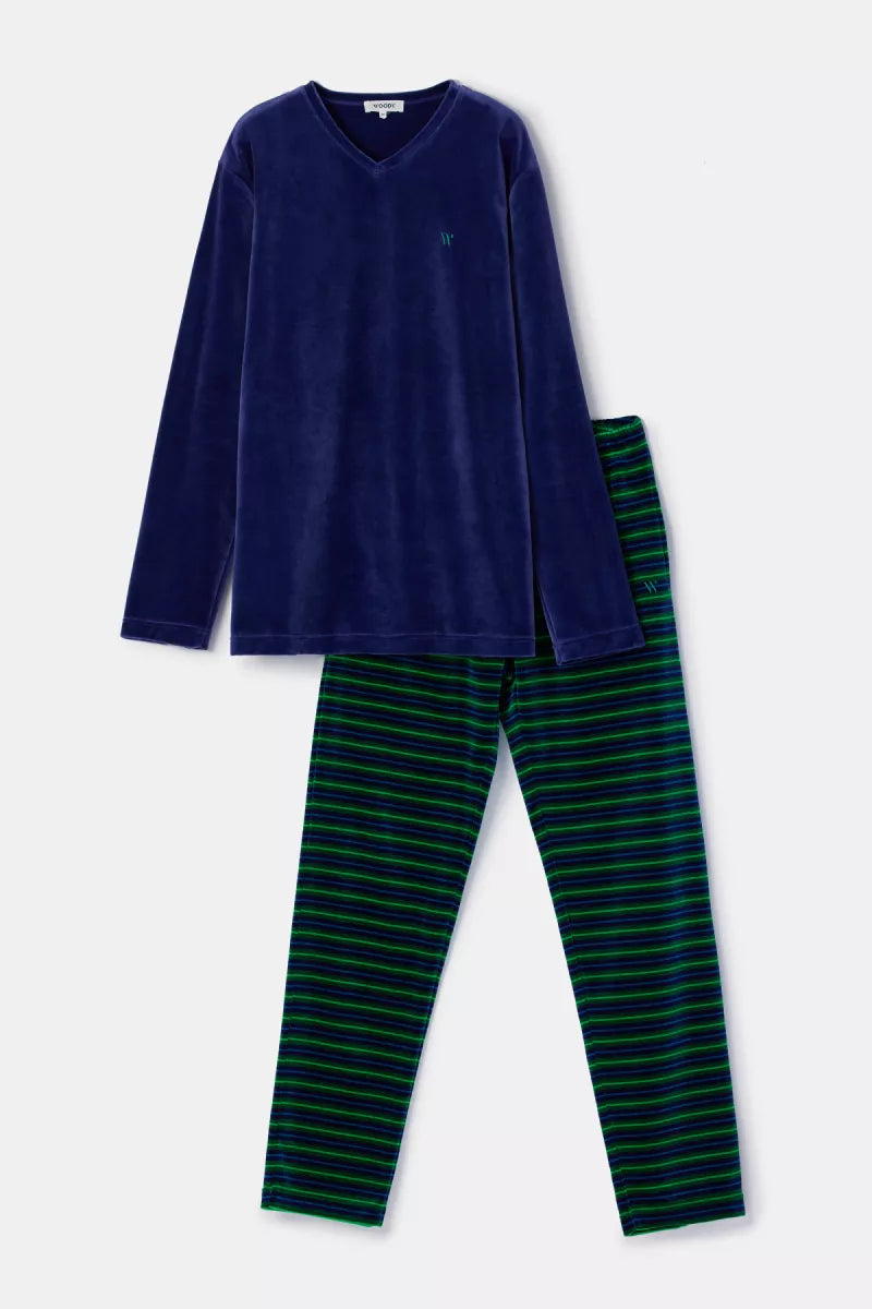 Woody Pyjama fluweel
