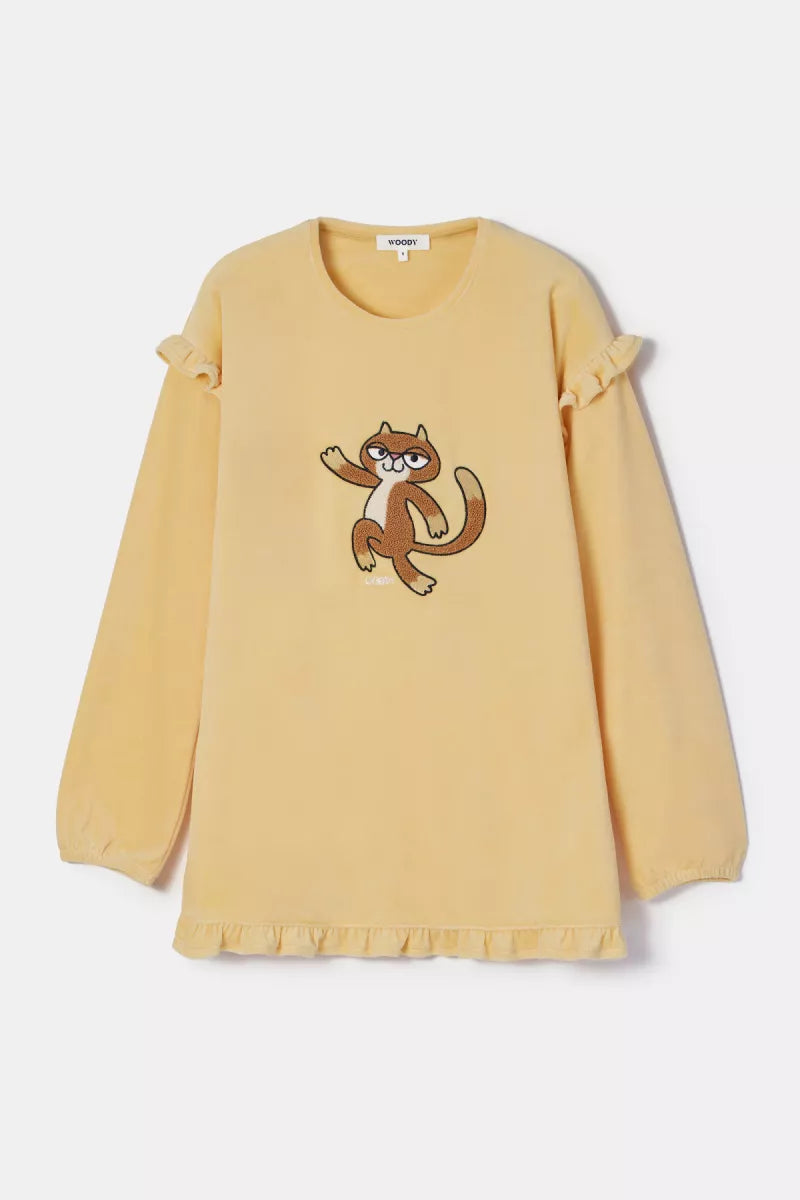 Woody Pyjama fluweel