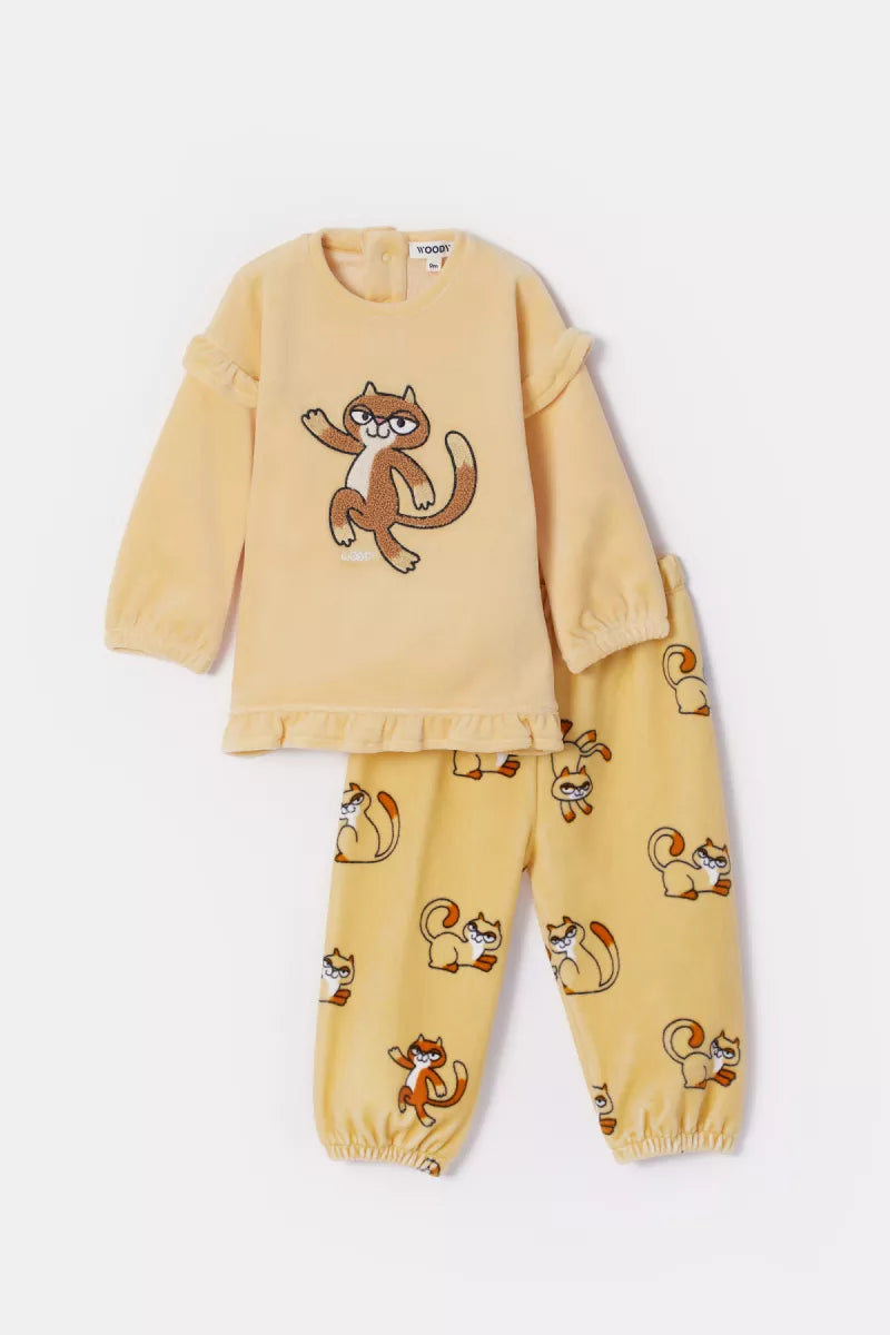 Woody Pyjama fluweel