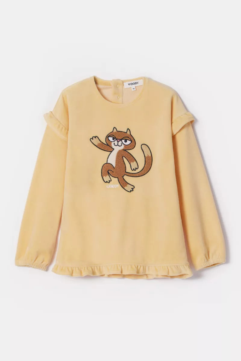 Woody Pyjama fluweel