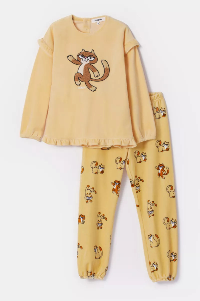 Woody Pyjama fluweel