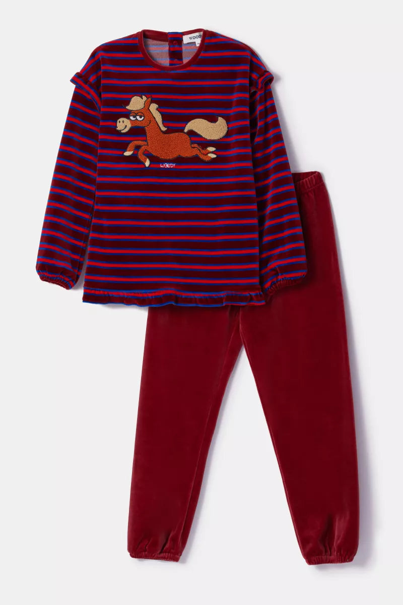 Woody Pyjama fluweel