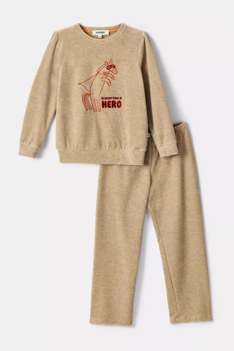 Woody Pyjama fluweel