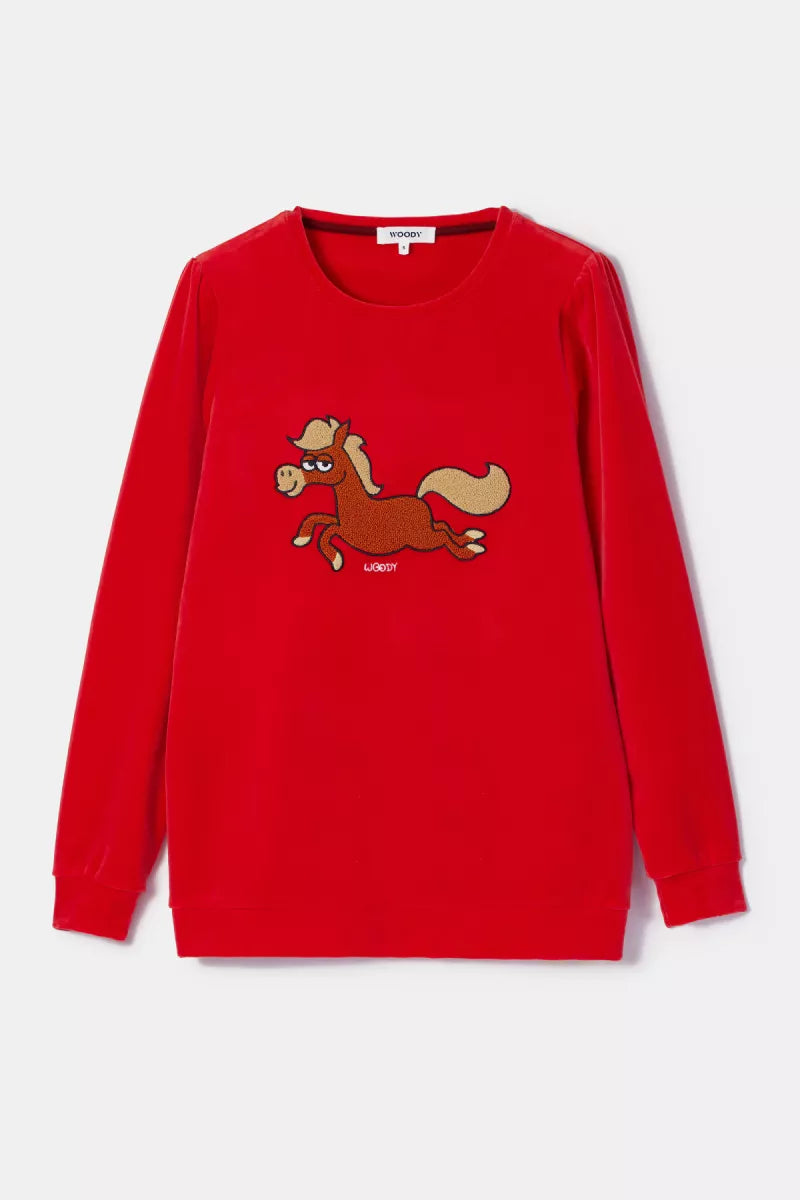 Woody Pyjama fluweel