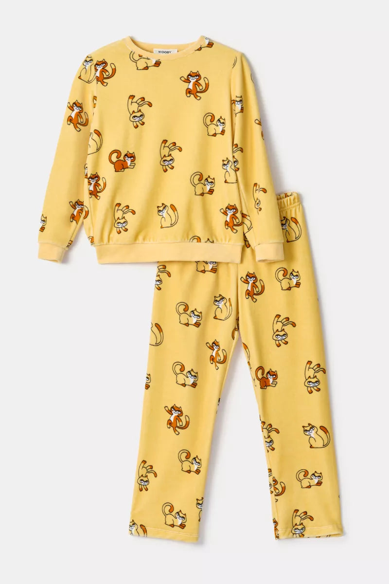 Woody Pyjama fluweel