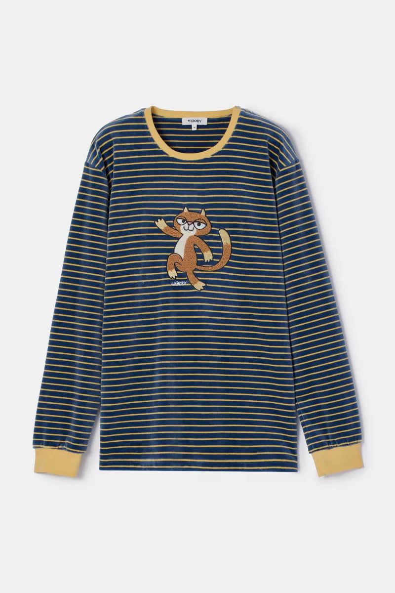 Woody Pyjama fluweel