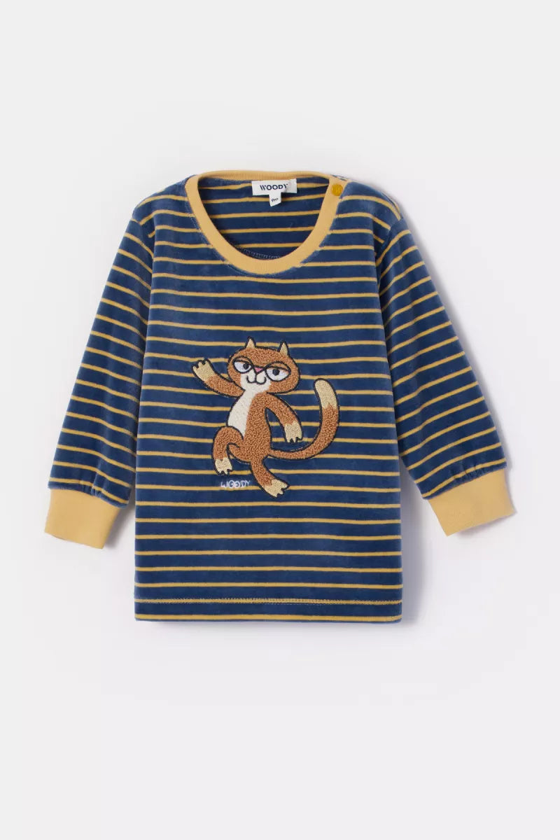 Woody Pyjama fluweel