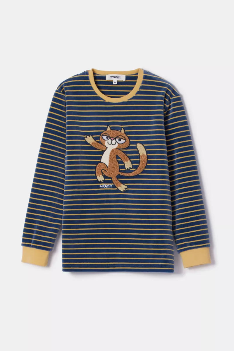 Woody Pyjama fluweel