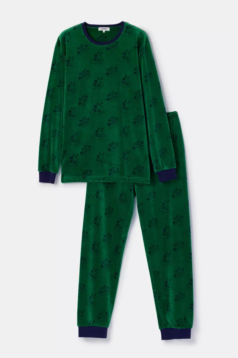 Woody Pyjama fluweel