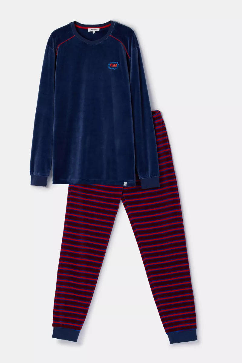 Woody Pyjama fluweel