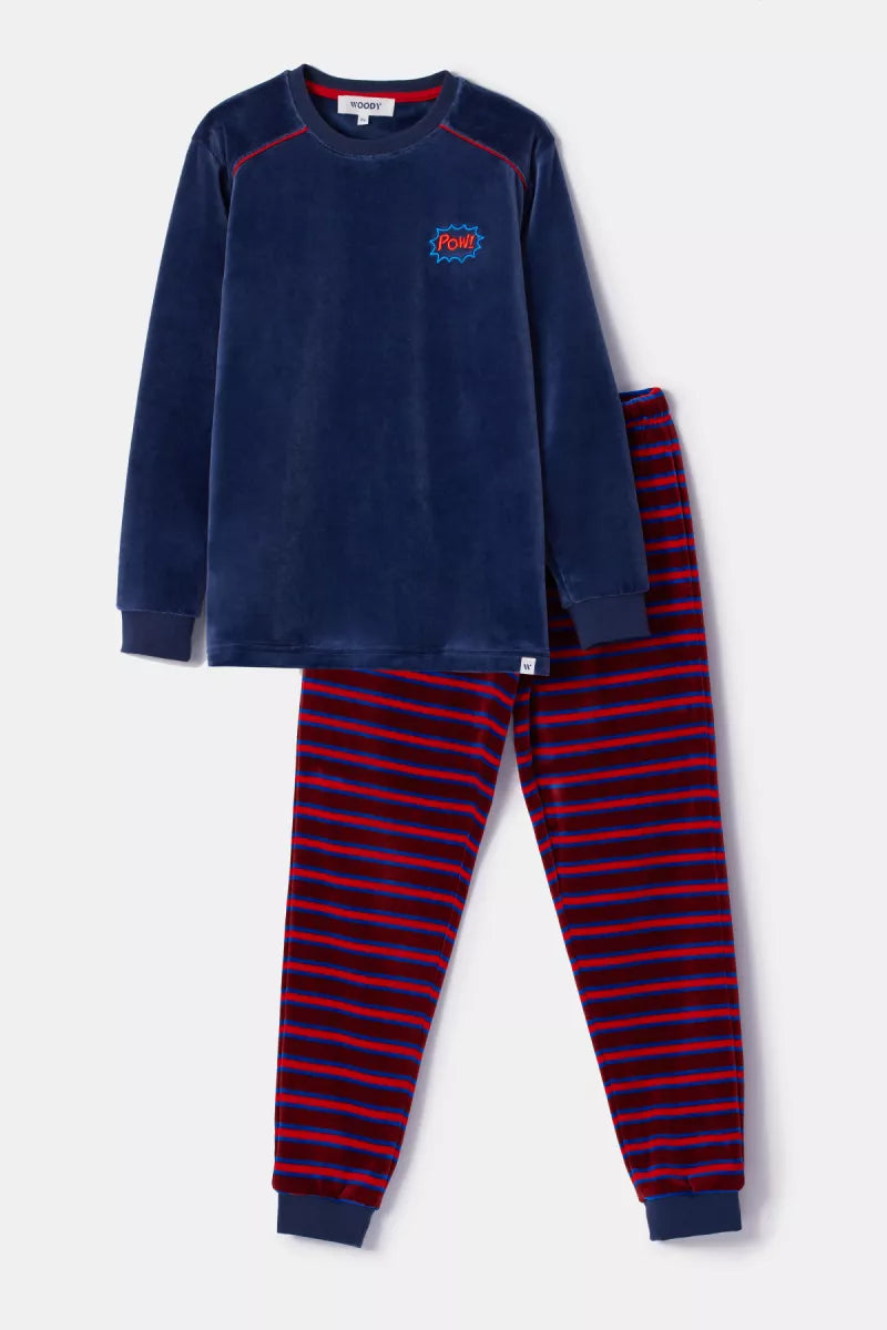 Woody Pyjama fluweel