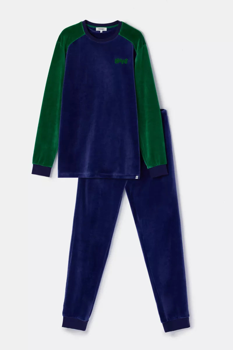 Woody Pyjama fluweel