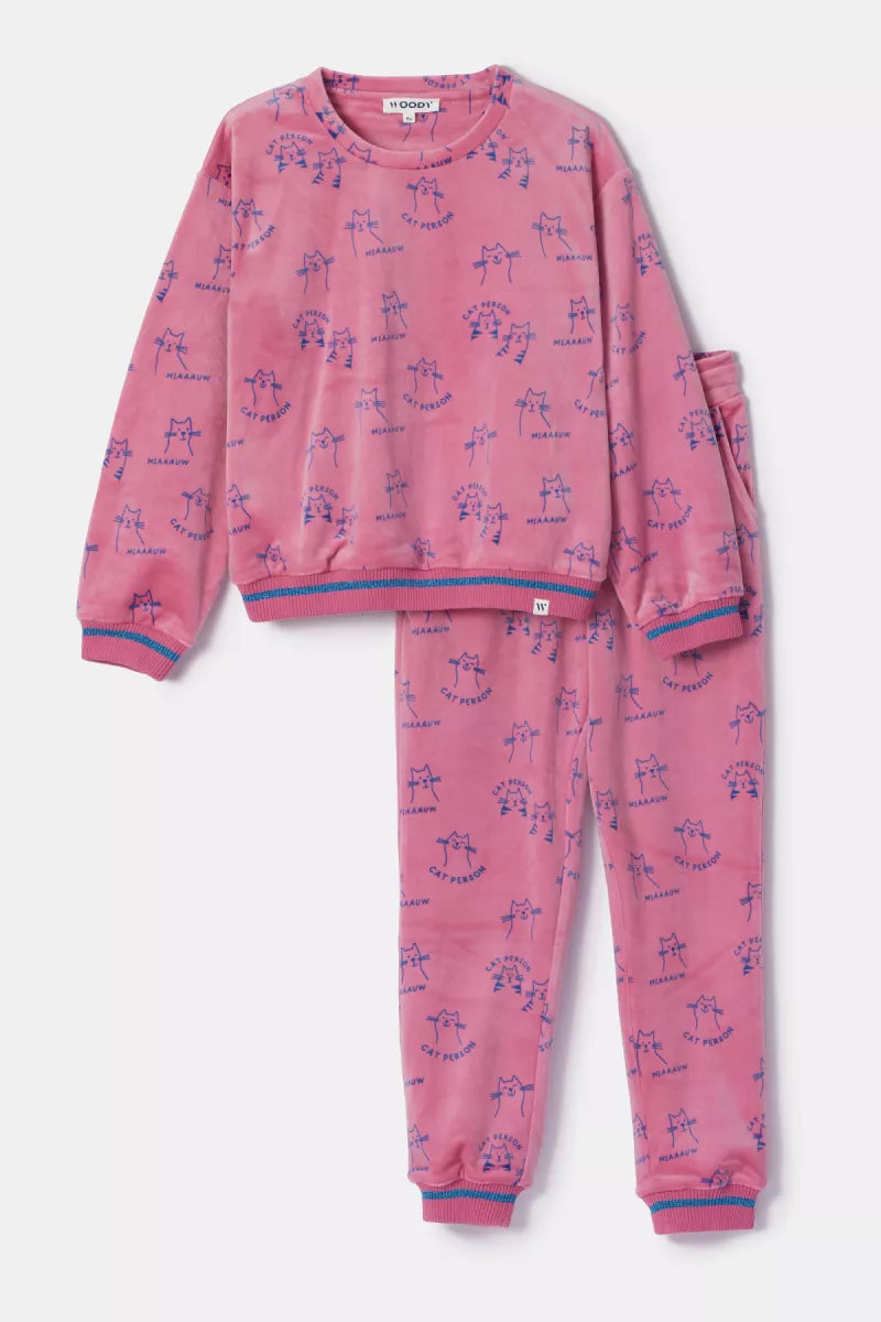 Woody Pyjama fluweel