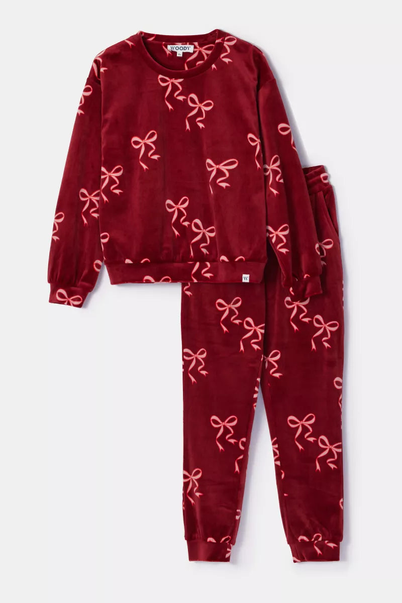 Woody Pyjama fluweel